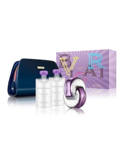 OMNIA AMETHYSTE POUCH GIFT SET Azul